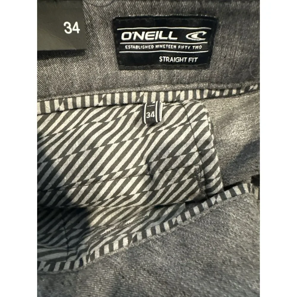 o'neill contact‎ striaght mens pants Gray Size 34 36x32